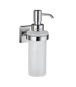 Smedbo SRK369 House Soap Dispenser Frosted Glass Wall Mounted image