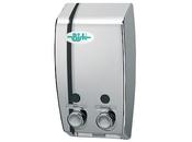 Bisk B00175SD Double Soap Dispenser Chrome ABS image
