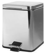 Bisk 00122 6L Chrome Pedal Bin Square image