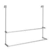 Smedbo SDK3102 Sideline Double Towel Rail for Glass Shower Panel image