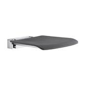Smedbo Living Foldable Wall Mounted Shower Seat Grey SFK414 image