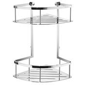 Smedbo SDK3032 Sideling Double Corner Shower Basket image