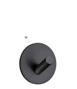 Smedbo SBB1090 Single Robe Hook Black image