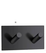 Smedbo SBB1093 Double Robe Hook Black image