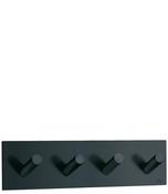 Smedbo SBB1096 Quad Robe Hook Black image