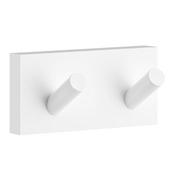 Smedbo House SRX356 Double Robe Hook White