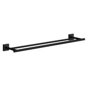 Smedbo SRB3364 House Double Towel Rail Black image