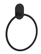 Smedbo SBB1028 Towel Ring Black image