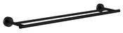 Smedbo Home SHB3364 Double Towel Rail Black image