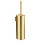 Smedbo Home SHV332 Wall Mounted Toilet Brush and Holder Brass image