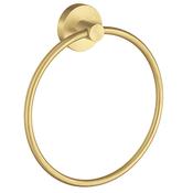 Smedbo Home SHV344 Towel Ring Brass image