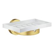 Smedbo Home SHV342P Soap Dish &amp; Holder Porcelain Brass image