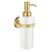 Smedbo Home SHV369P Soap Dispenser Porcelain Brass image
