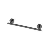 Feridras FE015507 Chic Black Steel Towel Rail 35cm image