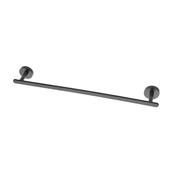 Feridras FE015508 Chic Black Steel Towel Rail 50cm image