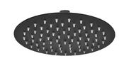 Feridras Round Black Shower head S/Steel (All Sizes) image