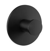 Smedbo STB355 Dot Single Robe Hook Black image