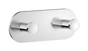 Smedbo STK356 Dot Double Robe Hook image