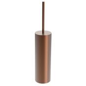 Nofer N09073.CU Verona Bronze Toilet Brush Holder With Wall Bracket