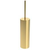 Nofer N09073.G Verona Brushed Brass Toilet Brush Holder With Wall Bracket