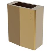 Nofer N14078.EVO.PG Colour Edition Wall Mounted Bin With Removable Open Top Cover