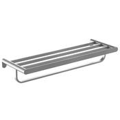 Nofer N16843.S Verona Satin Towel Rack Shelf With Bottom Bar