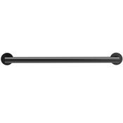 Nofer Straight Grab Bar Stainless Steel Black (All Sizes)
