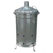 Galvanised 75L Incinerator 18"