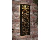 Solar Metal Flower Wall Plaque image