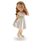 Communion Girl Ana Cake Topper 15.8cm image