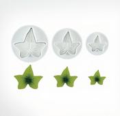 Veined Ivy Leaf Cutter Set – 3 Piece