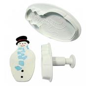Snowman Plunger Cutter Set – 2 Piece