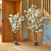 Artificial White Cherry Tree 140cm image