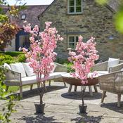Artificial Pink Cherry Tree 140cm image