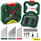 Bosch Classic Series 34 Piece Drill &amp; Screwdriver Bit Set