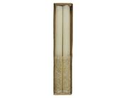 Christmas Dinner Candle 25cm - Cream