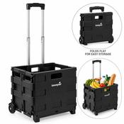 Keeper 45 Litre Folding Shopping Trolley – 25kg Capacity