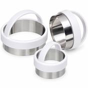 KitchenCraft Set of 3 Plain Pastry Cutters image