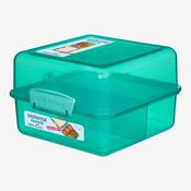 Sistema 4L Food Storage Lunch Box with Compartments