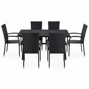 Monza 6 Seater Rattan Style Dining Set image
