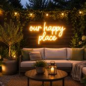 Our Happy Place - Neon Sign image