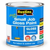 Rustins Small Job Gloss Delphinium Q/D 250ml