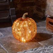 InLit Large Golden Pumpkin Lantern image
