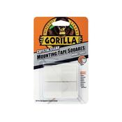 Gorilla Mounting Tape Squares Clear 2.5cm