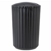 Minas Swing Bin 3 Lite Black Ribbed