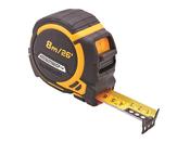 Komelon 8m (26ft) Contractors Tape With Free Belt Clip image