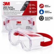 3M 4800 Series Safety Goggles Clear – Indirect Vented