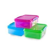 Lunch 2.2L Food Storage Lunch Box, Mixed Colours image