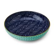 Mikasa Indigo Chevron Pasta Bowl image