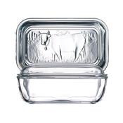 LuminarcGlass Cow Butter Dish With Lid